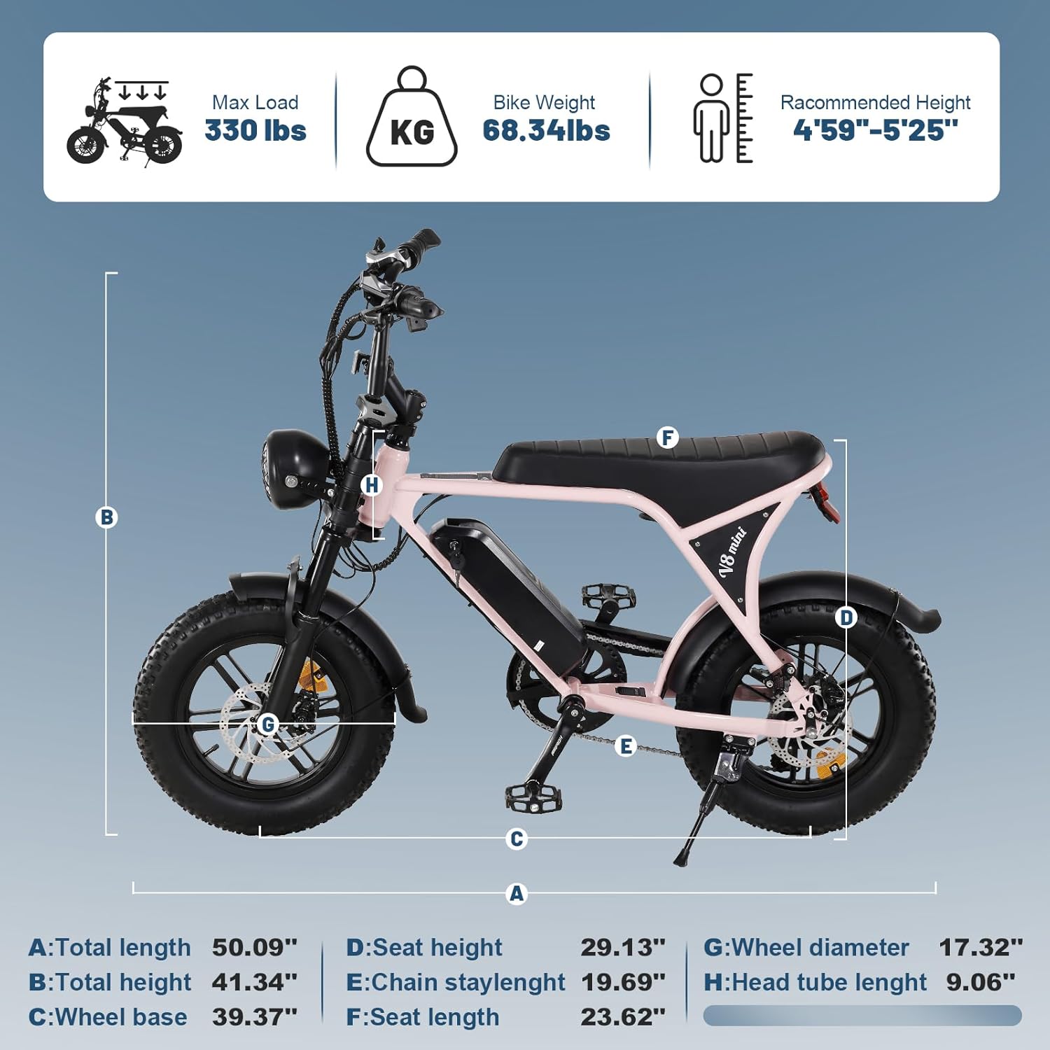 OUXI V8 Mini Electric Bike