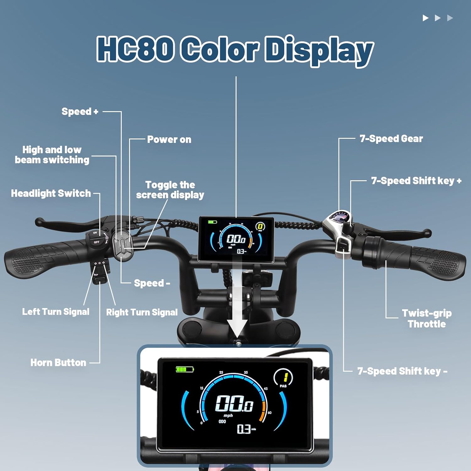OUXI V8 Mini Electric Bike