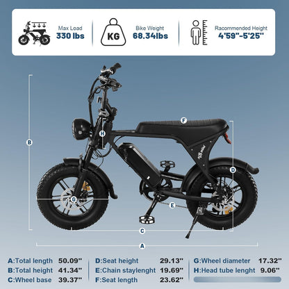 OUXI V8 Mini Electric Bike