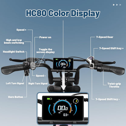 OUXI V8 Mini Electric Bike