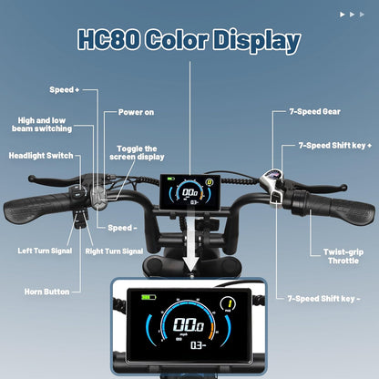OUXI V8 Mini Electric Bike